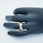 Anello in Oro 18kt con Diamanti 0.55 ct Totali - Modello (Fasce)