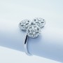 Anello oro Bianco 18kt 0.53ct Totale G VS1 - Modello (KASSANDRA)