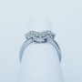 Anello oro Bianco 18kt 0.53ct Totale G VS1 - Modello (KASSANDRA)