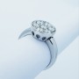 Anello in Oro 18kt con Diamanti Certificati - Modello (Ufo)