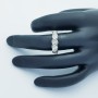 Anello Veretta in Oro 18kt con Diamanti Certificati - Modello (Baita)