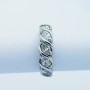 Anello Veretta in Oro 18kt con Diamanti Certificati - Modello (Baita)