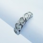 Anello Veretta in Oro 18kt con Diamanti Certificati - Modello (Baita)
