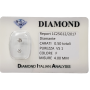 PAIR DIAMONDS for EARRINGS 0.50 F VS1 in Sealed Blister