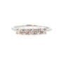 VERETTA ring in rhodium silver with Zircon diamonds-version 2