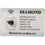 DIAMANTE NERO GOCCIA 2.98 CARATI PUREZZA VS in BLISTER CERTIFICATO