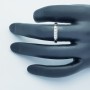 Veretta Ring in 18kt Gold with 5 Diamonds Certified 0.15 ct Total - Model (Pinball)