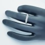 Veretta Ring in 18kt Gold with 7 Diamonds Certified 0.35 ct Total - Model (Pinball)