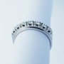 Veretta Ring in 18kt Gold with 7 Diamonds Certified 0.35 ct Total - Model (Pinball)