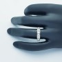 Veretta Ring in 18kt Gold with 7 Diamonds Certified 0.75 ct Total - Model (Pinball)