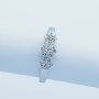 Anello Trilogy in Oro 18kt con Diamanti Certificati 0.32ct Totali - Modello (Magic)