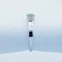 Trilog Ring in 18kt Gold with Diamonds Certified 0.32 ct Total - Model (Magic)