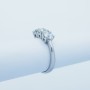 Anello Trilogy in Oro 18kt con Diamanti Certificati 1.50ct Totali - Modello (Amperon)