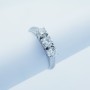 Trilog Ring in 18kt Gold with 1.50 ct Total Certified Diamonds-Model (Amperon)