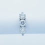 Anello Trilogy in Oro 18kt con Diamanti Certificati 1.50ct Totali - Modello (Amperon)