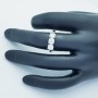 Anello Trilogy in Oro 18kt con Diamanti Certificati 1.50ct Totali - Modello (Amperon)