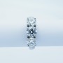 Anello Trilogy in Oro 18kt con Diamanti Certificati 1.50 ct Totali -Modello (Diamond)