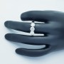Anello Trilogy in Oro 18kt con Diamanti Certificati 1.50 ct Totali -Modello (Diamond)