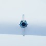Anello Solitario con Diamante Certificato 0.80 ct - Modello (Celest)