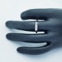 Bague Veretta en or 18kt avec diamants certifiés 0,25 ct au total - Modèle (Mag)