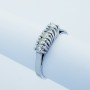Bague Veretta en or 18kt avec diamants certifiés 0,25 ct au total - Modèle (Mag)