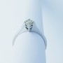 Solitaire Ring with Diamond Certificate 0.30 ct-Model (Fabia)