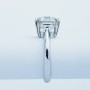 Anello oro Bianco 18kt con DIAMANTE 5.01 ct IGI F SI2 LASER INSCRIPTION - Modello (FABIA)