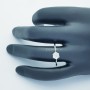ANELLO in ORO BIANCO 18kt con DIAMANTI 0.28 ct Totali - Modello (MAGIC)