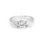 Anello Trilogy in Oro 18kt con Diamanti Certificati 1.50ct Totali - Modello (Ciclop)