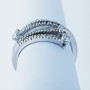 18kt Gold Ring with Natural Diamonds- (SUPER)