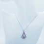 Pendentif en or blanc 18kt avec DIAMANTS et RUBIS 1,27 ct Total-Modèle (CARTE)