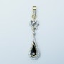 Pendentif Onyx et diamants-remise 50%