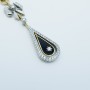 Pendentif Onyx et diamants-remise 50%