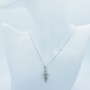 CROSS PENDANT IN 18 KT WHITE GOLD