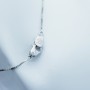PENDENTIF CROIX DAMIANI EN OR BLANC 18 CARATS avec DIAMANTS et SAPHIRS