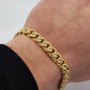 Grumette bracelet in 18 kt yellow gold and G VS diamonds