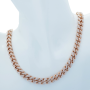 BRACCIALE e COLLANA GRUMETTE IN ARGENTO 925 RODIATO ORO
