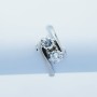 Anello con Diamanti Certificati 0.50 ct Totali - Modello (Gemelli)