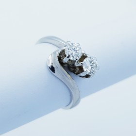 Ring with Certified Diamonds 0.50 ct Total - Model (Cufflinks)