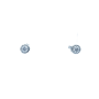 Earrings in 18 kt White Gold with Diamonds Certified 0.30 ct Total - Model (Elisabetta)
