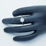 18kt Gold Ring with Certified Diamonds - Model (Ufo)