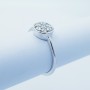 18kt Gold Ring with Certified Diamonds - Model (Ufo)