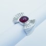 Ring Diamonds 1.55 carats and Ruby 2.48 ct-Modelo (Papion)