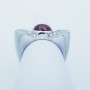 Anello Diamanti 1.55 carati e Rubino 2.48 ct - Modelo (Papion)