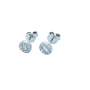 DIAMOND EARRINGS LIGHT POINT in GOLD 18 kt 0.30 ct Tot. - Pattern (Sun)