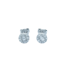 DIAMOND EARRINGS LIGHT POINT in GOLD 18 kt 0.30 ct Tot. - Pattern (Sun)