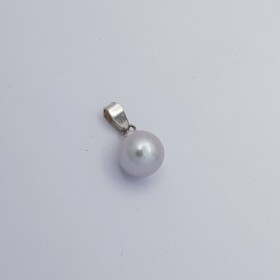 Ciondolo in Oro 18 kt e Perla Tahiti 7 mm