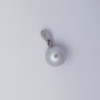 Pendentif en or 18 carats et Perle de Tahiti 7 mm
