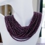 Rhodolite Necklace Wire 81ct Total