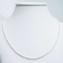 BANDE DE PERLES AKOYA BLANCHES 3 - 3.5 mm Longueur 40 cm